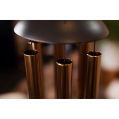 Ay Sembollü Meditasyon Rüzgar Çanı 32'' (Bronz)