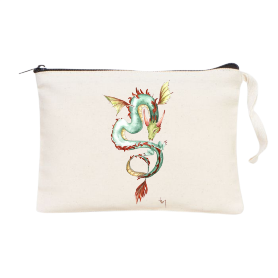 Çin Burcu Clutch Çantalar Ejderha - ham