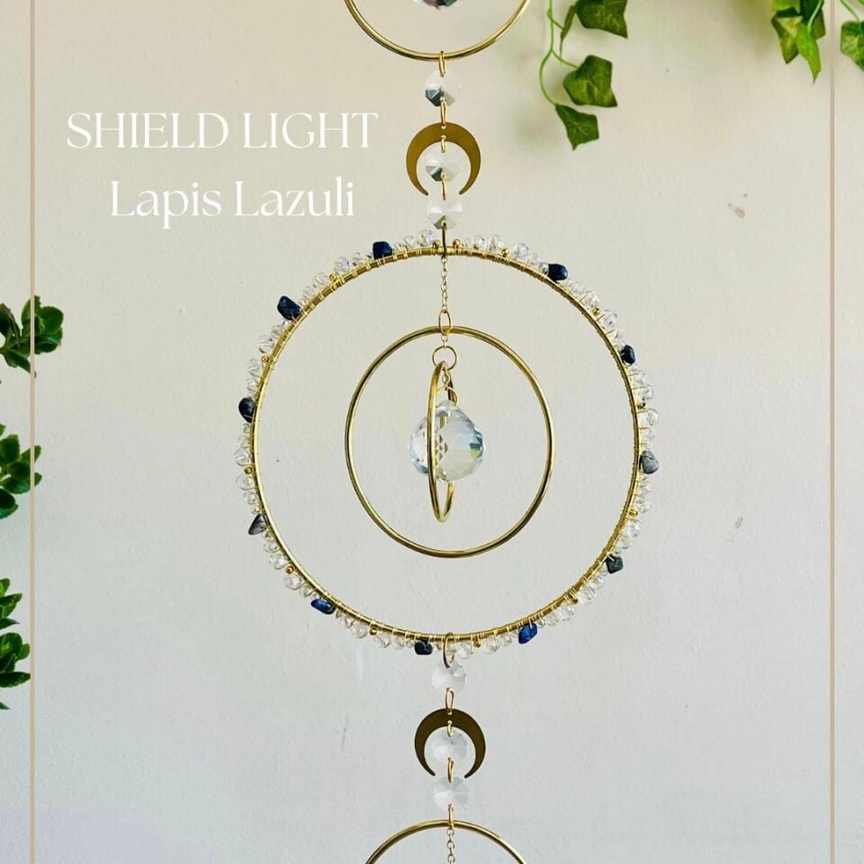 Kristaller - Shield Light Lapis Lazuli