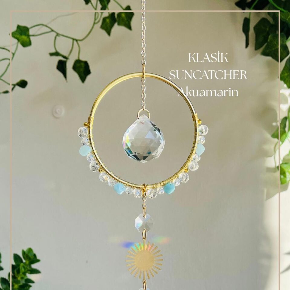 Kristaller - Klasik Suncatcher aquamarine
