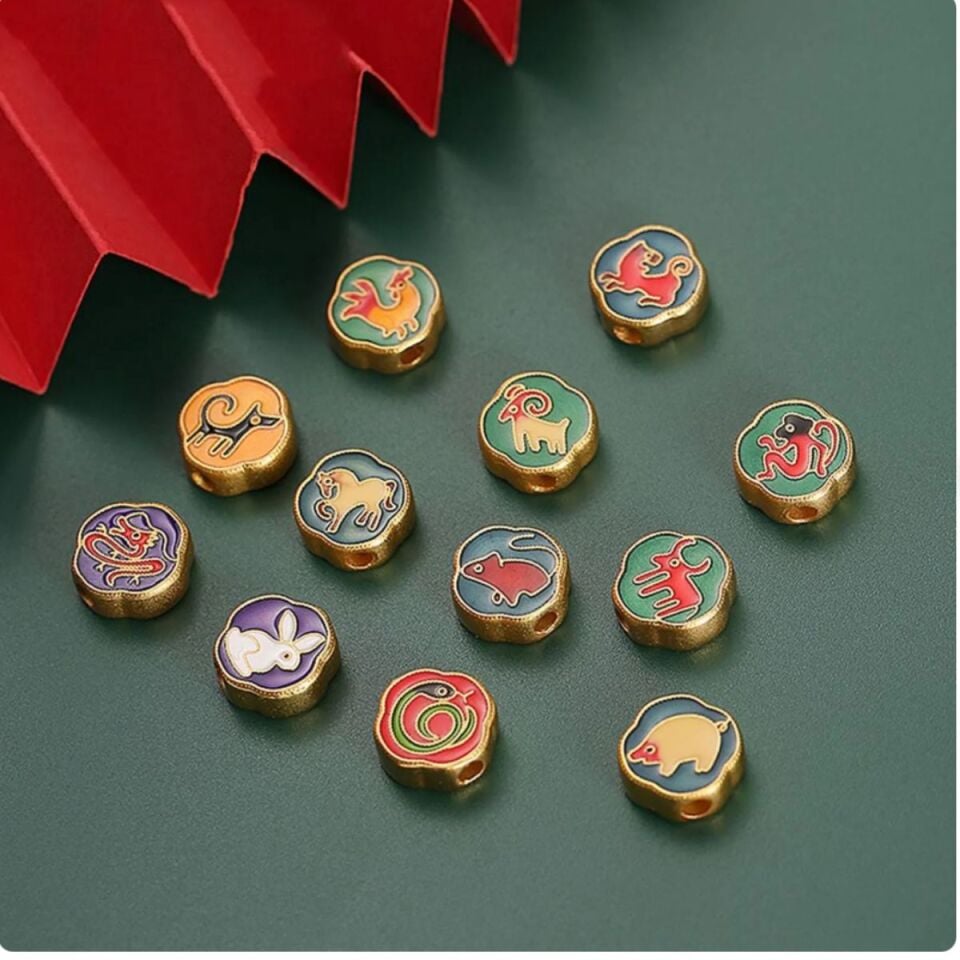 12 Çin Burcu Oniks Bileklik Koleksiyonu