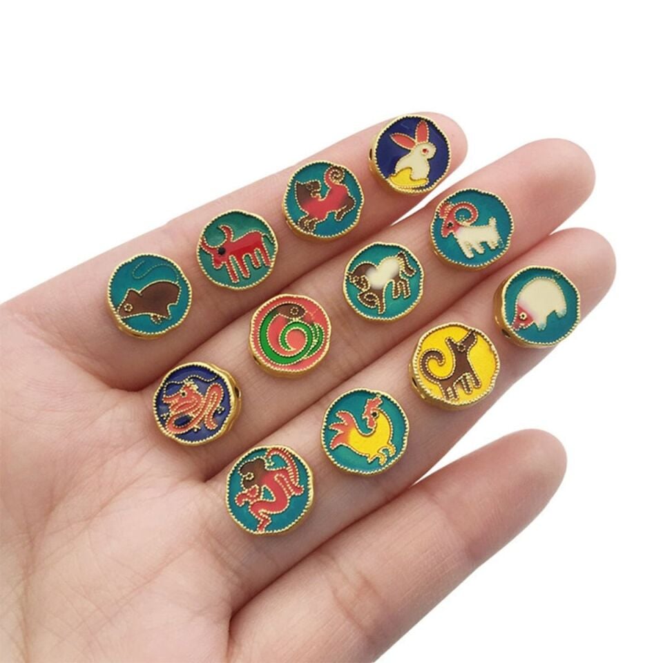 12 Çin Burcu Oniks Bileklik Koleksiyonu