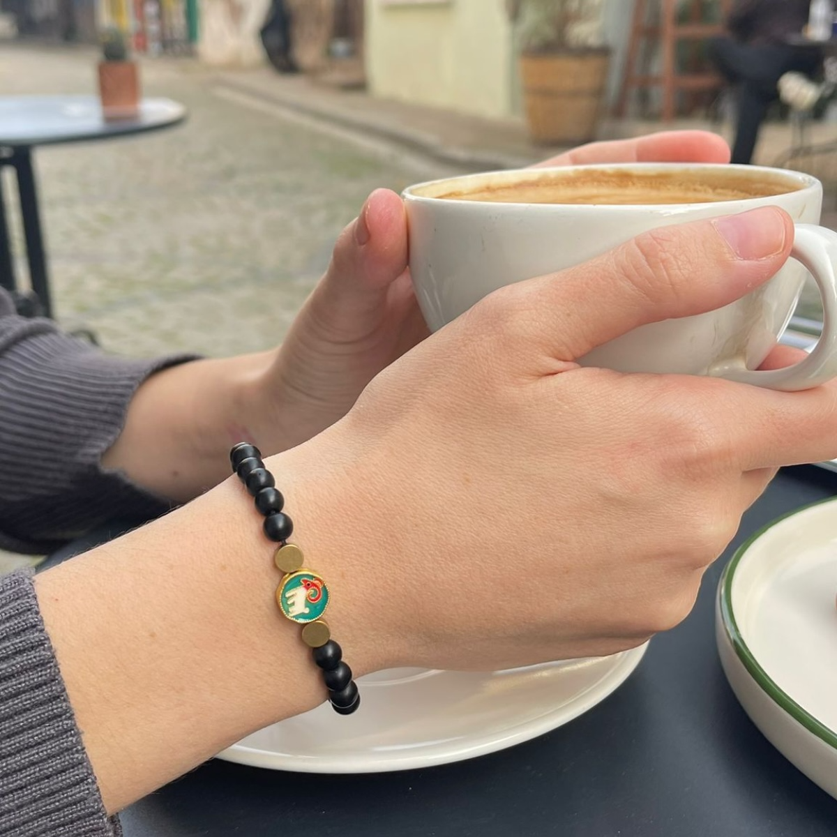 12 Çin Burcu Oniks Bileklik Koleksiyonu