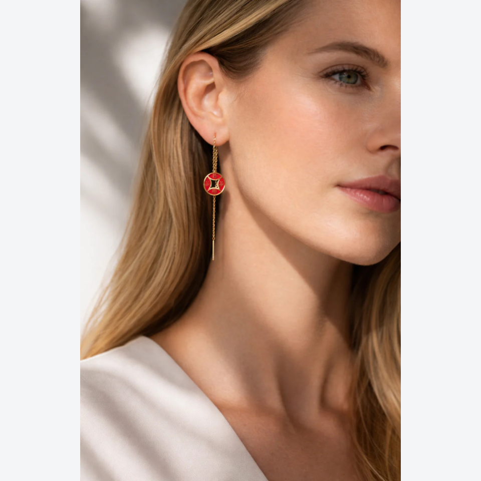 Bereket Parası Altın Küpe