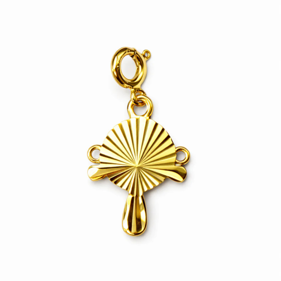 FU Good Luck Altın Kolye Ucu